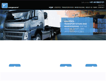 Tablet Screenshot of cargocare.ch